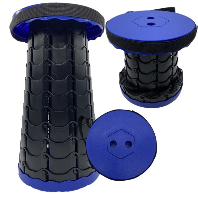 Foldable Retractable Travel Hiking Stool | Bowlift