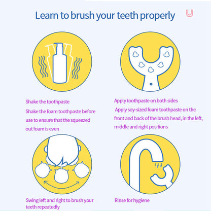Kid U-shaped toothbrush | Brehn