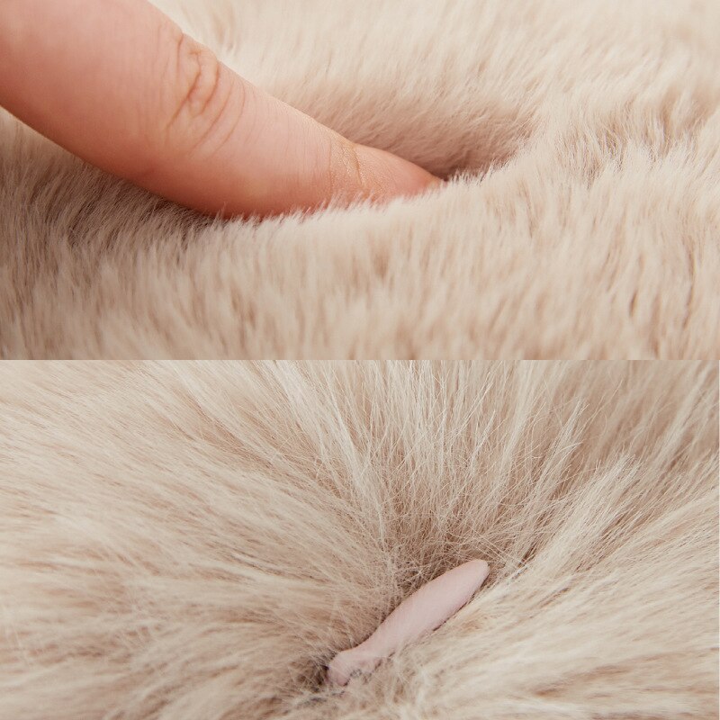 Short Fur Ball Pillow | Bowlift