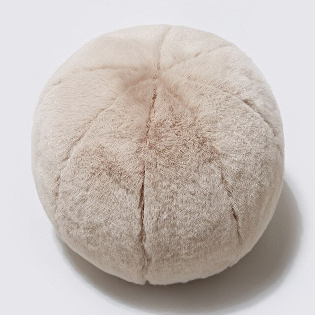Short Fur Ball Pillow | Bowlift