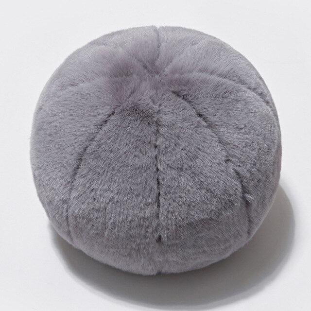 Short Fur Ball Pillow | Bowlift