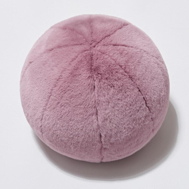 Short Fur Ball Pillow | Bowlift