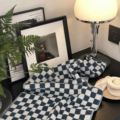 Colourful Checkerboard & Stripe Towels | Bowlift