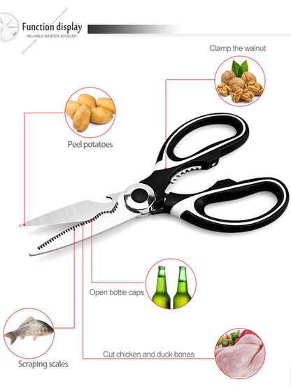 BowLift | Multipurpose Kitchen Scissor with Bottle Opener