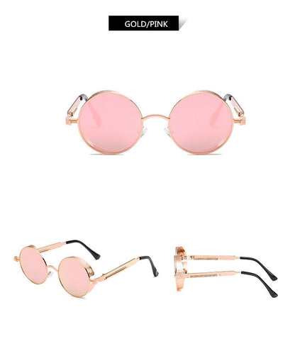 Creative Round Retro Metal Sunglasses | Karnz