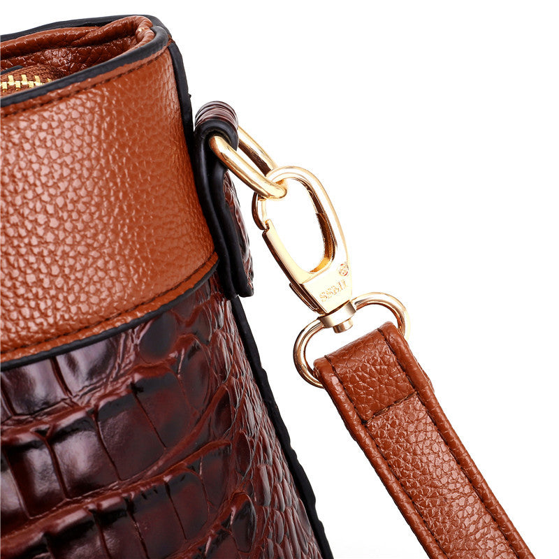 Sandsberg Leather Crocodile Bag – with handmade details