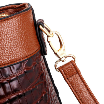 Sandsberg Leather Crocodile Bag – with handmade details