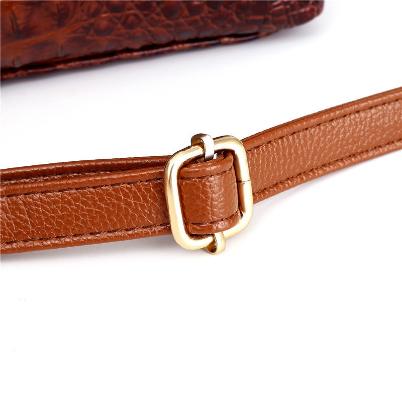 Skanto | Leather Crocodile Bag – with handmade details