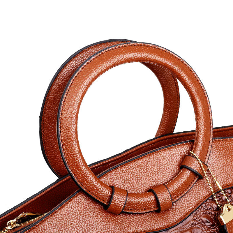 Sandsberg Leather Crocodile Bag – with handmade details