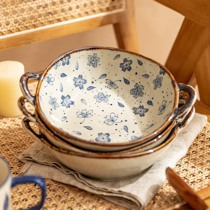 Skanto | Flora Ceramic Pasta Bowls