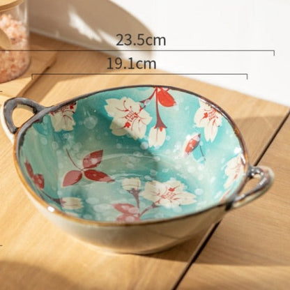 Skanto | Flora Ceramic Pasta Bowls