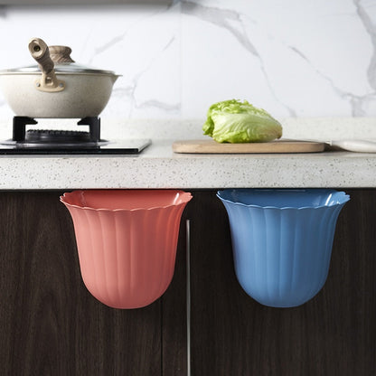 Nordic Flower Shape Hanging Trash Can | Bowlift
