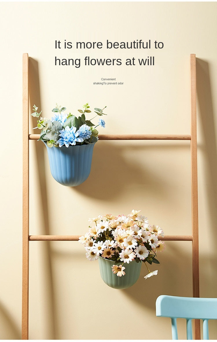 Nordic Flower Shape Hanging Trash Can | Bowlift