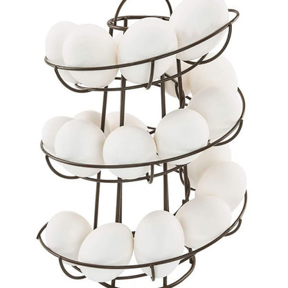 BowLift | Creative Spiral Egg Dispenser Storage Rack