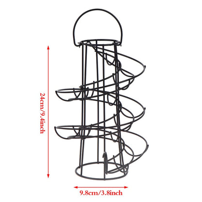 BowLift | Creative Spiral Egg Dispenser Storage Rack