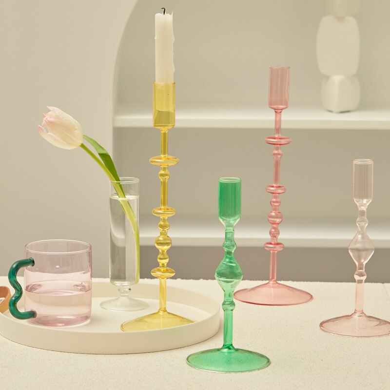 Slim Glass Candleholder | Bowlift