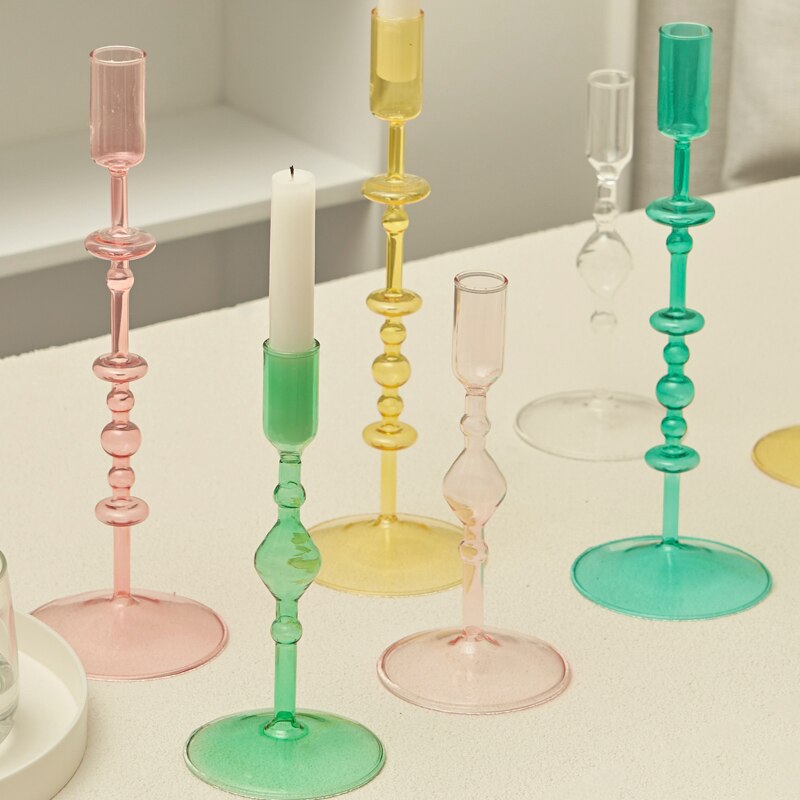 Slim Glass Candleholder | Bowlift