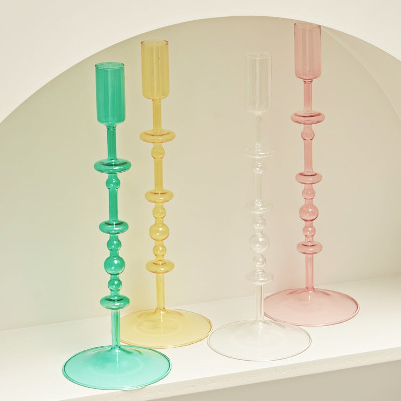Slim Glass Candleholder | Bowlift