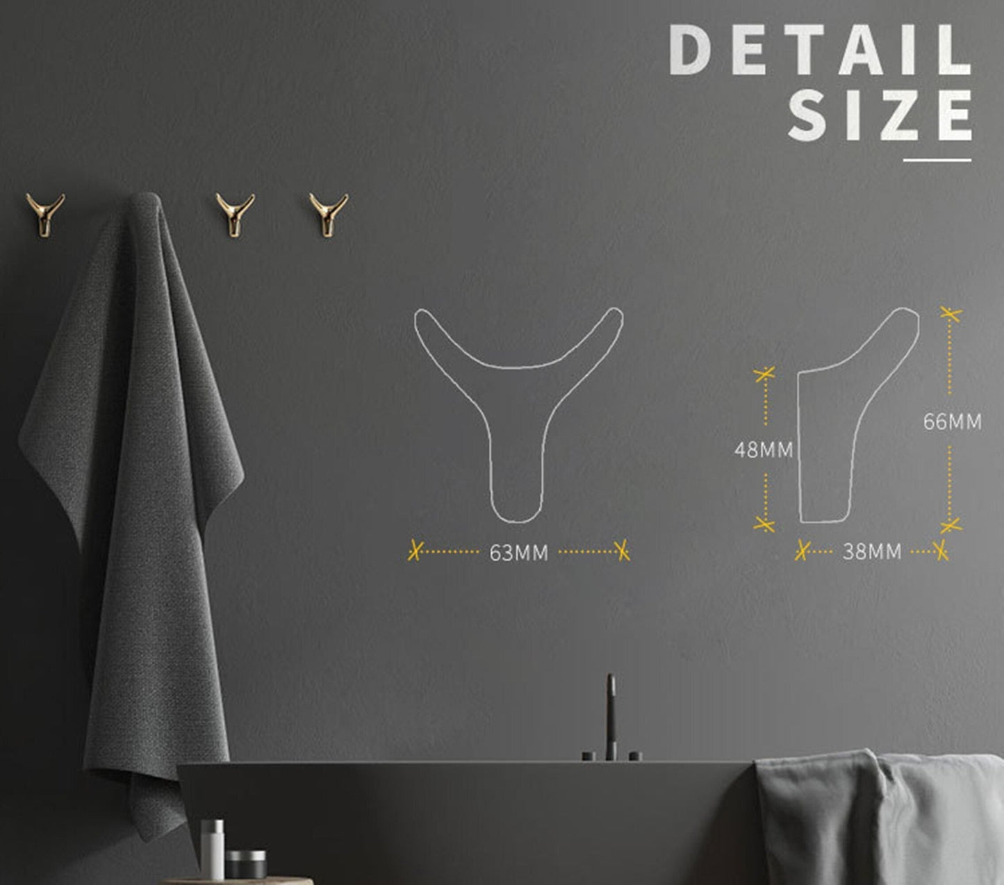 Nordic Bull Head Wall Hooks | Bowlift