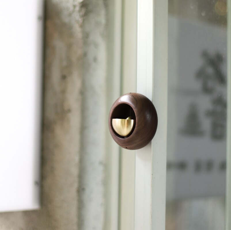 Solid Wood Cute Hanging Door Bell | Bowlift