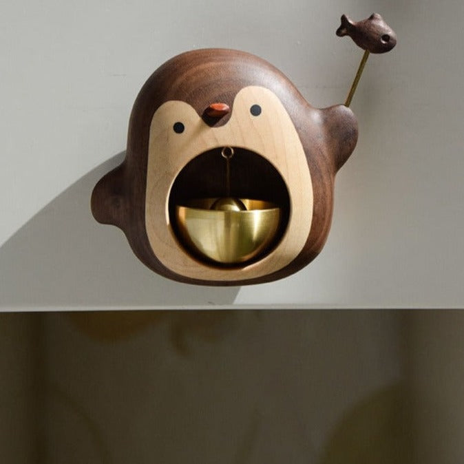 Solid Wood Cute Hanging Door Bell | Bowlift