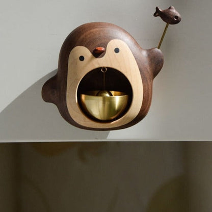 Solid Wood Cute Hanging Door Bell | Bowlift
