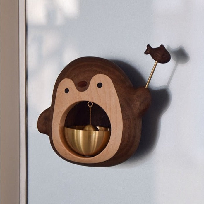 Solid Wood Cute Hanging Door Bell | Bowlift
