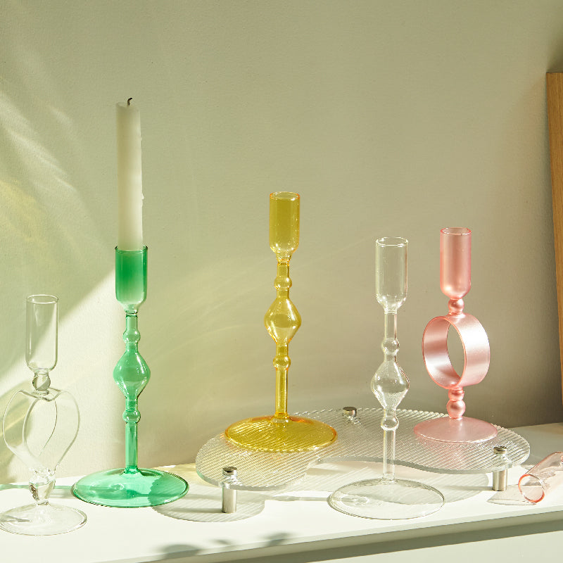 Slim Glass Candleholder | Bowlift