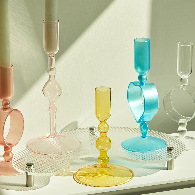 Slim Glass Candleholder | Bowlift