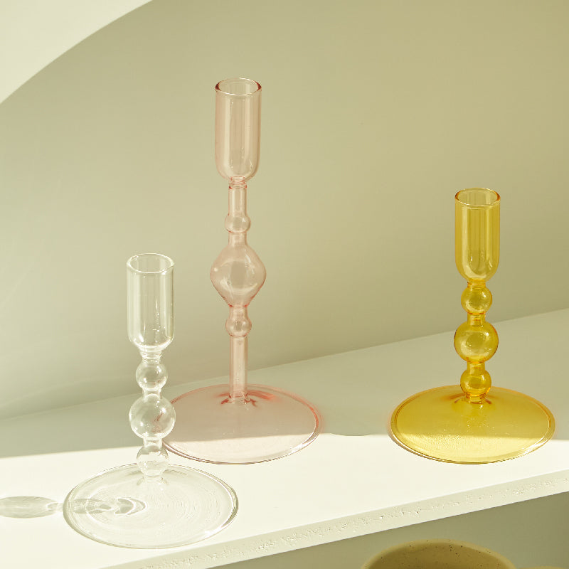Slim Glass Candleholder | Bowlift