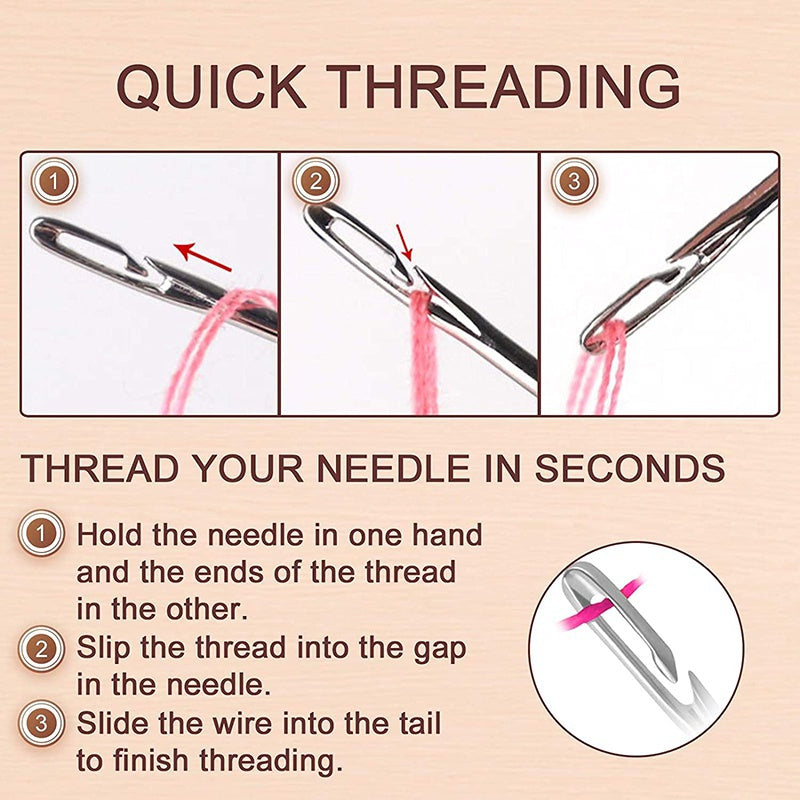 Stainless Steel Needless Sewing Tool Kit | Bowlift