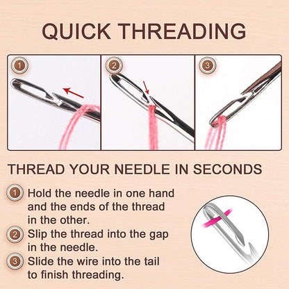 Stainless Steel Needless Sewing Tool Kit | Bowlift