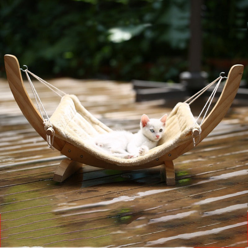 BowLift | Fashion Wood Cat Hammock