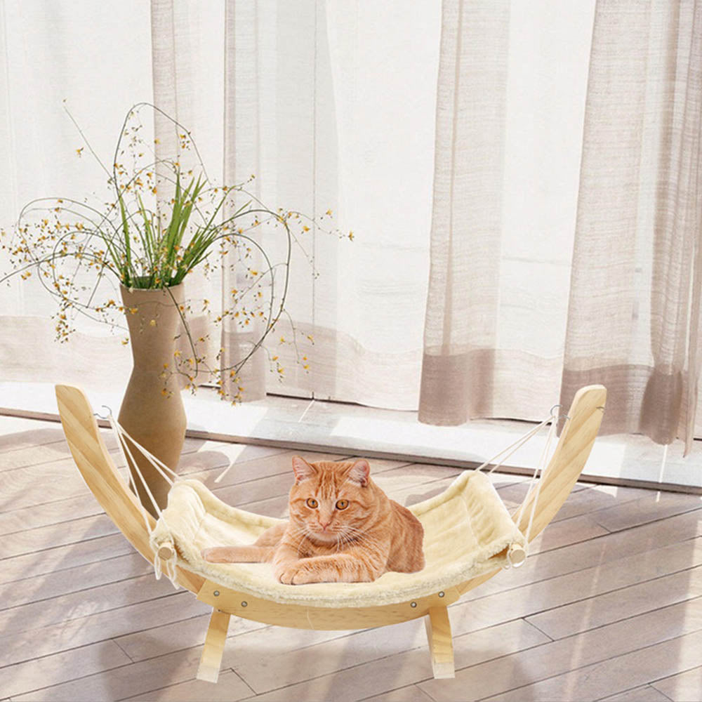 BowLift | Fashion Wood Cat Hammock