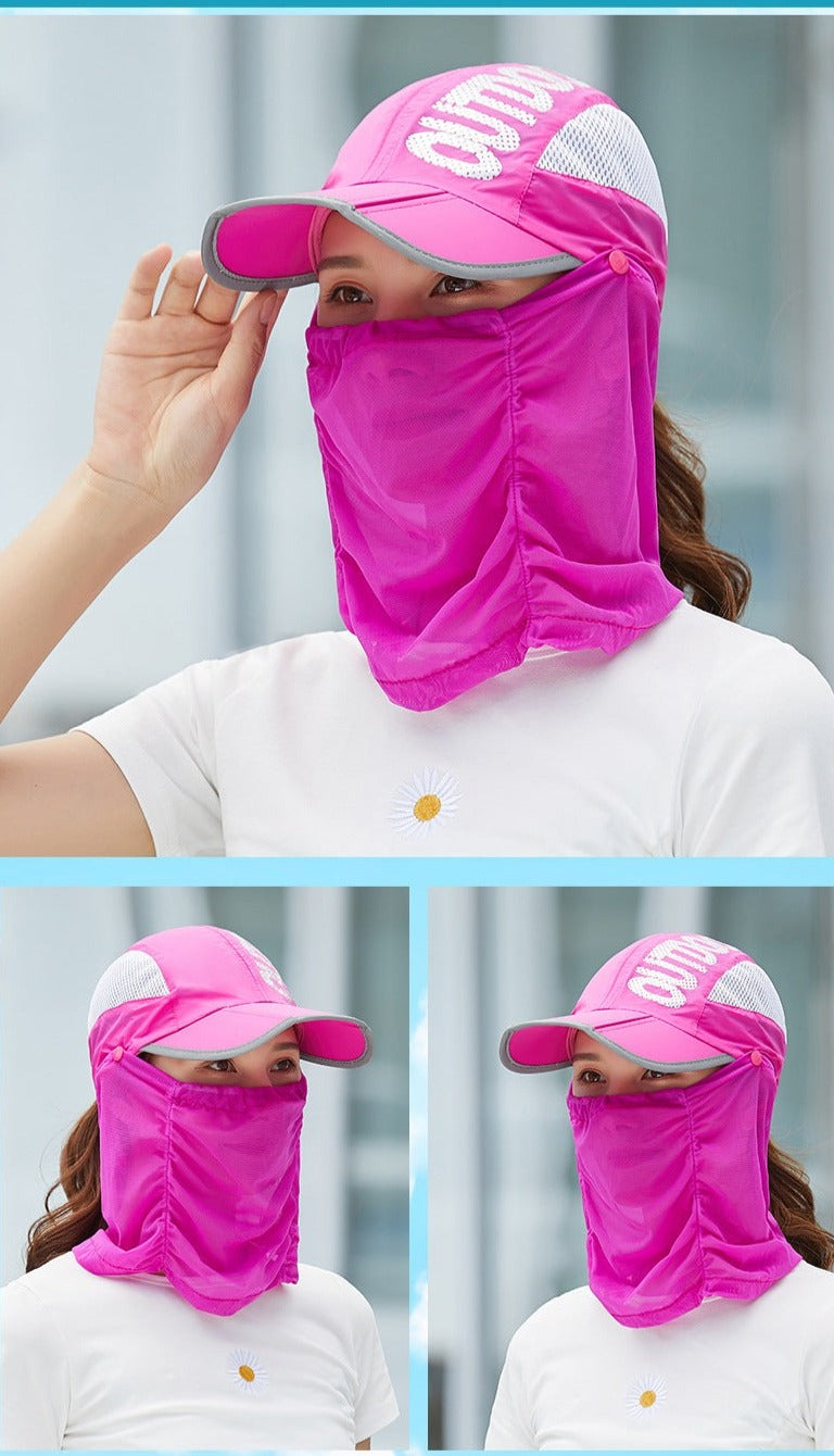Anti-Ultraviolet Outdoor Breathable Summer Mask Hat | Brehn