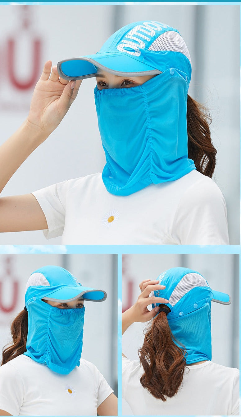 Anti-Ultraviolet Outdoor Breathable Summer Mask Hat | Brehn