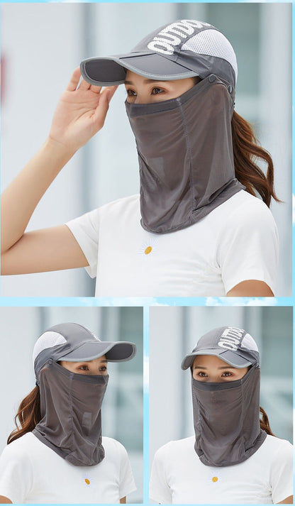 Anti-Ultraviolet Outdoor Breathable Summer Mask Hat | Brehn