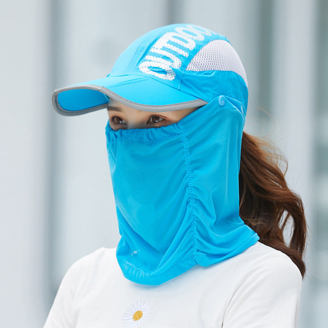 Anti-Ultraviolet Outdoor Breathable Summer Mask Hat | Bowlift