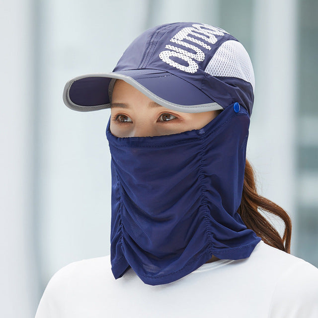 Anti-Ultraviolet Outdoor Breathable Summer Mask Hat | Bowlift