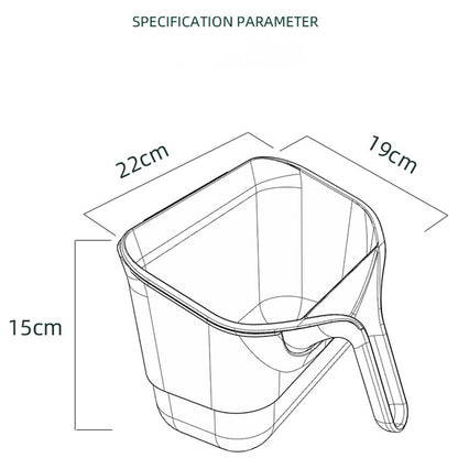 BowLift | Cabinet Door Removable Kitchen Trash Can