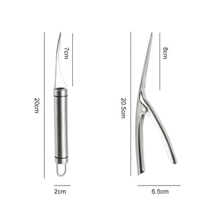 BowLift | Shrimp Cleaner Stainless Steel Cutter
