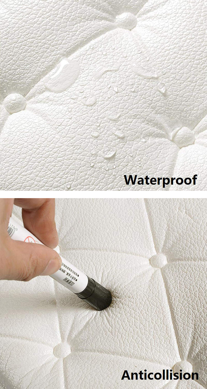 Self-Adhesive Soft Bed Headboard | Bowlift