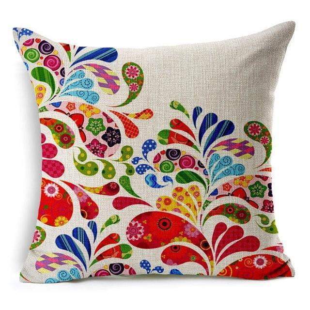 Skanto | Floral Animal Tree of Life Bird Home Decorative Throw Pillow Cover