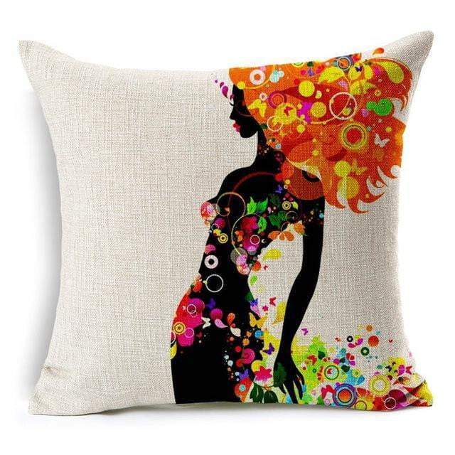 Skanto | Floral Animal Tree of Life Bird Home Decorative Throw Pillow Cover