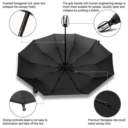 BowLift | Luxury Automatic Open & close Umbrella Folding Wind water Resistant