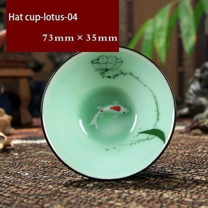 Skanto | Hand-Painted Ceramic Bowls | Traditional Chinese Lotus Design