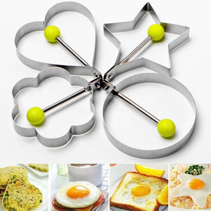Skanto | Steel Fried Egg Pancake Molds 4 pc set