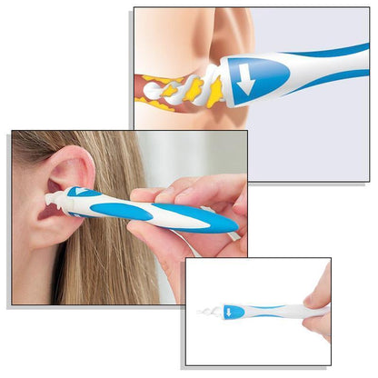BowLift | Smart Earpick Spiral Ear Wax Remover Cleaner 16 Tips