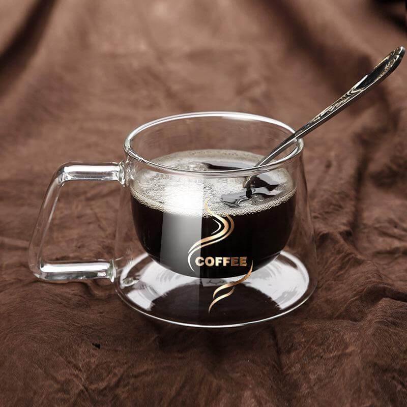 BowLift | Double Glass High Temperature Coffee Cup