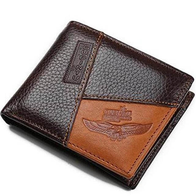 BowLift | Genuine Leather Men Wallets with Coin Pocket Zipper